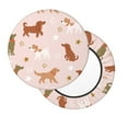 thumbnail image 2 of Kdxio Star Cute Dog Print Stool Covers Round,Stretch Round Bar Stool Covers Washable Bar Stool Cushion Slipcover for 12-15 Inch Chair, 2 of 7