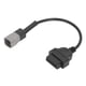thumbnail image 2 of Adaptador de cable de diagnóstico, cable de choque resistente al desgaste 6pin a 16 pines el cable del escénner obdii evita el envejecimiento de la motocicleta para el atv, 2 of 7