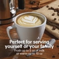 thumbnail image 4 of Hamilton Beach Electric Milk Frother & Warmer, 3 Functions and Auto Shutoff, Stainless Steel, 4 of 8