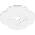 thumbnail image 2 of 26"OD x 4"ID x 9"C x 1"P Percival Architectural Grade PVC Contemporary Ceiling Medallion, 2 of 11