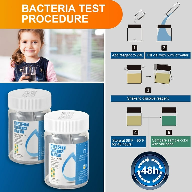 bac t test drinking water Watersafe® Bacteria Test Vial