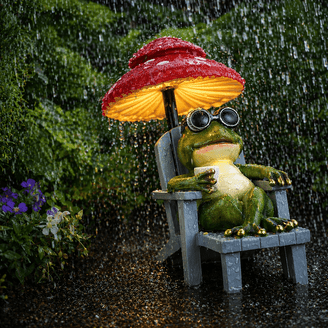 BMAG Large Solar Garden Turtle Statue, Outdoor Resin Figurine, 9.7