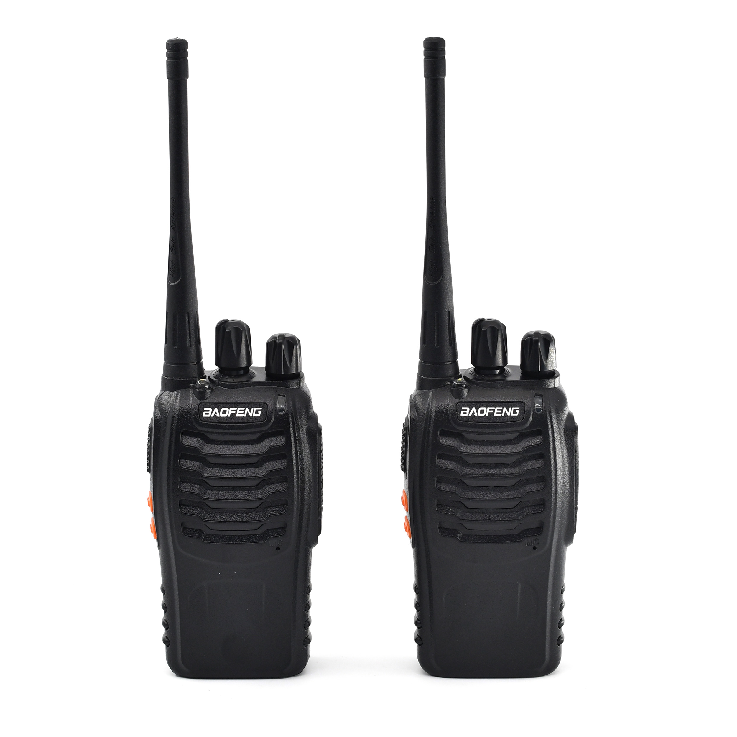 Handheld Walkie Talkies, 10KM Long Range 2-Way Radio 16-Channel with Earphones Black (2Pcs/Pair) - image 2 of 8