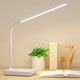 thumbnail image 3 of Lámpara de escritorio LED rosa, inalámbrica, recargable por USB, batería de 1200 mAh, control táctil, 3 colores, brillo ajustable, portátil para niños, lectura, estudio y lectura., 3 of 5