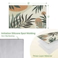 thumbnail image 2 of DEORAB Outdoor Rug 5'X8' Chenille Patio Carpet Three-Layer Material Imitation Silicone Spot Molding Camping Outside RV Mat,Beige&Green, 2 of 9