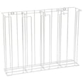 thumbnail image 2 of HUBERT Lid and Cup Dispenser Cup and Lid Rack White 4-Compartment Steel Wire - 20 1/2"L x 5"D x 16"H, 2 of 3