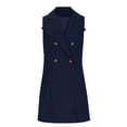 thumbnail image 4 of MuZeFu Women Vests Western Blazers for Women Plus Size Fashion Women Pocket Suit Coat Casual Long Jacket Sleeveless Waistcoat, 4 of 7