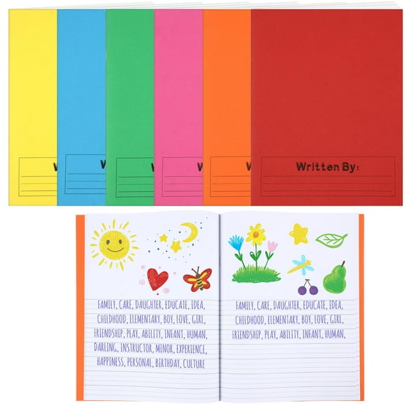 Cuaderno de composición Henoyso Primary K-2 24,8 x 19,1 cm, 6 unidades