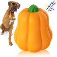 thumbnail image 1 of Juguete para perros TLKNG Pumpkin Squeaky para masticadores grandes y agresivos, 1 of 6