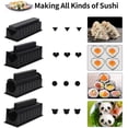 thumbnail image 4 of Sushi Making Kit Sushi Maker 12 Pcs Plastic Premium Set Sushi Tool Set Sushi Rice Roll, 4 of 5