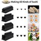 thumbnail image 4 of Kit para hacer sushi Máquina para hacer sushi Juego de 12 piezas de plástico premium Juego de herramientas para sushi Rollo de arroz para sushi, 4 of 5
