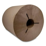 Morcon Paper 400RY 1-Ply 8 in. x 800 ft. Y-Notch Morsoft Controlled Towels - Kraft (6/Carton)