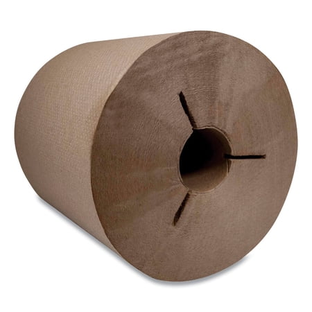 Morcon Paper 400RY 1-Ply 8 in. x 800 ft. Y-Notch Morsoft Controlled Towels - Kraft (6/Carton)