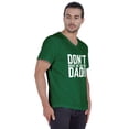 thumbnail image 2 of Inkmeso Letter Printed Don™t Make Me Use My Dad Voice Mens Tshirt For Daddy's Jersey Shirt, 2 of 7