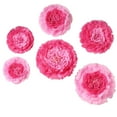 Efavormart 6 Multi Size Pack | Carnation Fushia/Pink 3D Wall Flowers ...