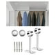 thumbnail image 4 of Colgador de armario Baoblaze soporte de tubo 25 Diámetro Poste de ropa barra de riel colgante 15 cm, 4 of 7