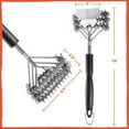 thumbnail image 4 of Stainless Steel Bristle Free BBQ Grill Brush Scraper Tool for Cleaning, 4 of 6