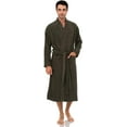 thumbnail image 1 of Men's Robe, Turkish Cotton Terry Kimono Bathrobe, 1 of 6