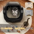 thumbnail image 6 of Automatic Self-Cleaning Cat Litter Box for Multiple Cats, Smart Open-Top Litter Box with App Control & Safety Sensors, Large Auto Cat Toilet with Waste Bags & Waterproof Mat, Black, 6 of 7