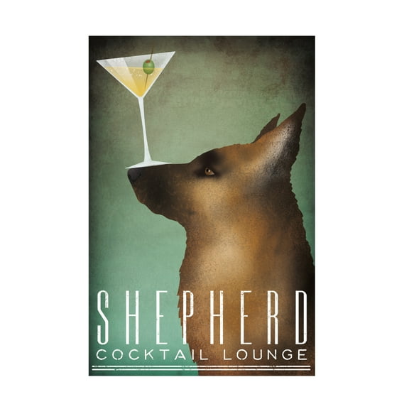 Trademark Fine Art 'Shepherd Cocktail Lounge' Canvas Art by Ryan Fowler