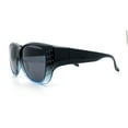 thumbnail image 6 of Polarized Womens Oversized Butterfly Rhinestone Studded Fit Over Sunglasses [Black Blue - Black], 6 of 7