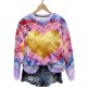 thumbnail image 4 of Uootdi Valentine's Day Sweatshirt for Women Crew Neck Love Heart Printed Graphic Sweatshirts Casual Holiday Long Sleeve Graphic Tee Tops Gift, 4 of 9