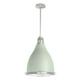 thumbnail image 2 of Hunter - Bluff View 3-light Soft Sage, Medium Size Pendant Light, Dimmable, Casual Style, Bell Shaped, for Bedrooms, Dining, Living Rooms - 19071, 2 of 8