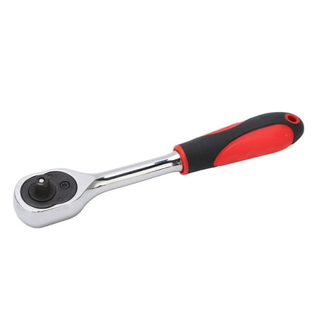 

Ratchet Socket Wrench Straight Shank Tighter Turns Quick Release Spanner Versatile Steel 72 Teeth For 1/4in Suse With 6.35mm Bit 3/8in Muse With 10mm Bit 1/2in Luse With