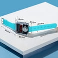 thumbnail image 2 of Kit de Reloj Electrónico DIY con Pantalla LED Digital, Proyecto de Soldadura DIY, Carcasa Transparente, 3 V, Kit Electrónico DIY Azul., 2 of 5