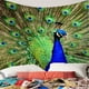 thumbnail image 4 of Tapiz decorativo de pared, colcha, textiles para el hogar, tapete de playa, pavo real, 60 pulgadas, 4 of 9