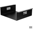 thumbnail image 2 of Ilyapa Under Desk CPU Mount, Steel Under Desk Computer Mount Vented Sides, Under Desk PC Mount, PC Wall Mount, Under Desk Laptop Mount Stand, Under Desk Mount Shelf for Storage Office Desk, 4x12x11, 2 of 3