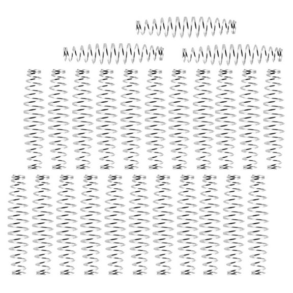 OFFIGAM 25Pcs Silver Pruning Shears Springs Flexible Steel Replacement Parts