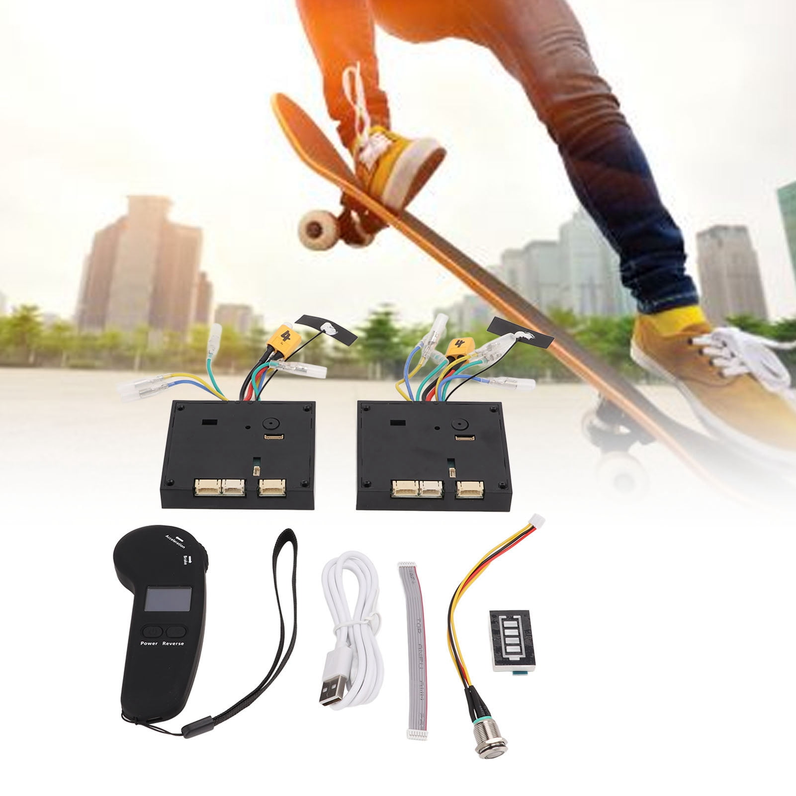 DIY Electric Skateboard ESC Kit, 10S 4 Wheeled Control Module EMP Control Module For Scooter DIY