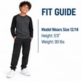 thumbnail image 6 of Quad Seven Boy's Thermal Top - 2 Pack Waffle Knit Crewneck Pullover Long Sleeve Shirts for Boys 8-18, 6 of 7
