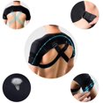 thumbnail image 4 of 7K-Foam Double Shoulder Brace Adjustable Sports Shoulder Support Belt Back Pain Relief Double Bandage Cross Compression (Size : X-Large), 4 of 6