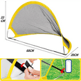 thumbnail image 4 of Pop Up Soccer Goals Set of 2 - Two Folding Portable Nets with Ball, Carry Case and Training Cones - Practice Play for Kids Adults, 4 of 8