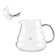 thumbnail image 4 of Cafetera de vidrio - Accesorio de barra de tetera de café y té resistente al calor de vidrio grueso de 500 ml, 4 of 14