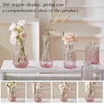 thumbnail image 4 of Set de jarrones Glass Bud Ulodimi Vintage Crystal, 20 unidades, color rosa, 4 of 7
