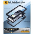 thumbnail image 3 of KOMI Pixel 8 Pro Case, IP68 Waterproof Dustproof Case with Built-in Screen Protector, Rugged Full Body Shockproof Protective Clear Cover for Google Pixel 8 Pro, Black, 3 of 5
