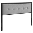 thumbnail image 3 of Modway Teagan Tufted King Headboard in Black Light Gray, 3 of 7