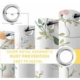 thumbnail image 6 of Watercolor Wildflowers Blackout Curtains for Bedroom/Living Room, Thermal Insulated Kitchen Curtains, Spring Botanical Branches Floral Grommet Darkening Window Treatment Drapes 27.5"x39"x2, 6 of 8