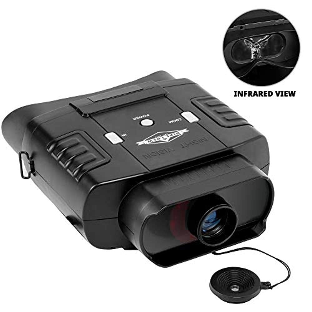 Hike Crew Night Vision Binocular, Digital Infrared Hunting Scope Up
