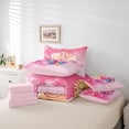 thumbnail image 6 of Erosebridal Cute Mermaid Pattern 7pcs Bedding Comforter Set,Ocean Life Sea Animal Queen Bedding Sets For Girls Teens,Reversible, 6 of 7