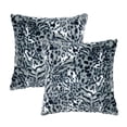 thumbnail image 3 of Home Soft Things Animal Print Faux Fur Pillow Covers, Set of 2, 20"x20", Collo, 3 of 6