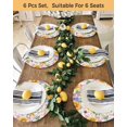 thumbnail image 4 of 13 Inch Round Placemats Set of 4, Sunflowers Non Slip Heat Insulation PP Table Mats, Spring Gnomes Hydrangea Daisy Flowers Pink Plaid Washable Place Mats for Kitchen Dining Party Table Decor, 4 of 7