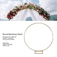 thumbnail image 4 of Circle Arch Frame, Easy Installation Round Background Stand Stable Enlarged Base  for Outdoor for Wedding Decoration, 4 of 7