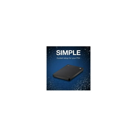 Seagate - Game Drive for PlayStation Consoles 2TB External USB 3.2 Gen 1 Portable Hard Drive - Black