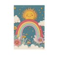 thumbnail image 6 of Yayeee Garden Flag 12" x 18" Double Sided Outdoor Yard Lawn Holiday Decorations, Blue Rainbow, 6 of 6