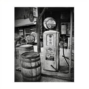 "Vintage Skychief Gas Pump"- Retro Garage Wall Art Print- 8 x 10 Antique Black & White Photo Print Decor-Ready to Frame. Great Gift for Home-Office Decor. Perfect Sign for Man Cave-Shop-Garages!