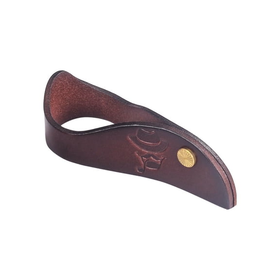 Pure Leather Pipe Stand – Brown, Handmade, Portable, Personalized Storage Display for Men